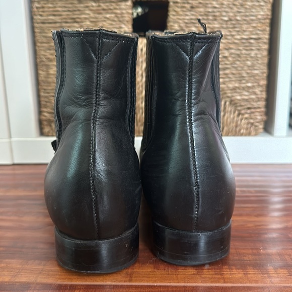 Black Leather Chelsea Boots Original Michel Made in Mexico Women’s Size 8.5 - Picture 4 of 11